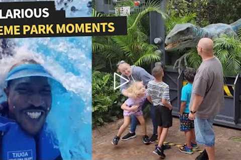 Hilarious Theme Park Moments Caught on Video