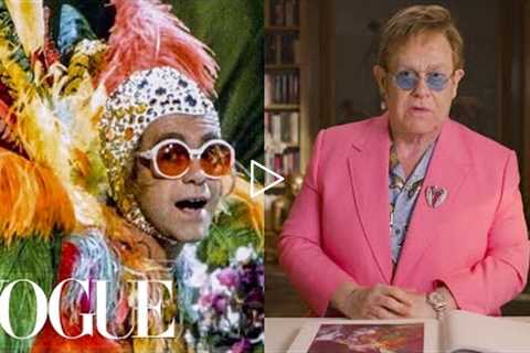 Elton John Breaks Down 14 Looks From 1968 to Now | Life in Looks | Vogue