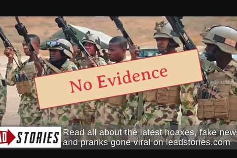 Fact Check: NO Evidence Nigeria Sent ‘Over 5,500 Military Forces to Ukraine’
