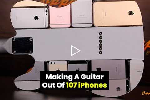 Electric Guitar Made Entirely Of iPhones | DIY Crafts