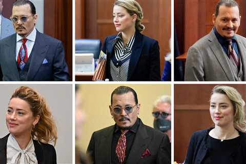 In Court, Johnny Depp and Amber Heard Dress to Suggest