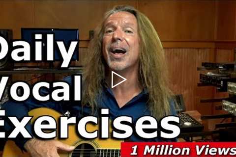 Free Vocal Warm Up Exercises - Daily Vocal Warm Ups - Vocal Tutorial - Ken Tamplin Vocal Academy