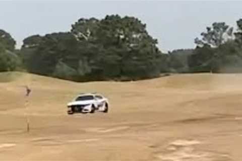 Watch Wild Chase as Texas Police Pursue SUV across Golf Course