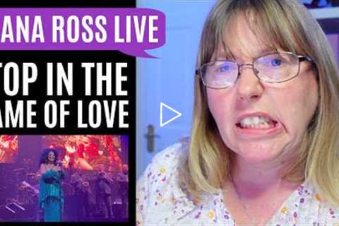 What has happened to Diana Ross's voice? Vocal Coach Reacts to 'Stop in the name of love' LIVE 2022