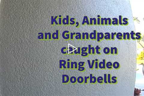 Kids, Animals and Grandparents caught on Ring Video Doorbell #ringvideodoorbell #caughtoncamara