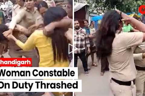 Chandigarh: Woman Constable On Duty Thrashed In Mani Majra, Video Goes Viral