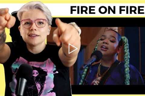 Zoe Wees - Fire On Fire - New Zealand Vocal Coach Analysis and Reaction