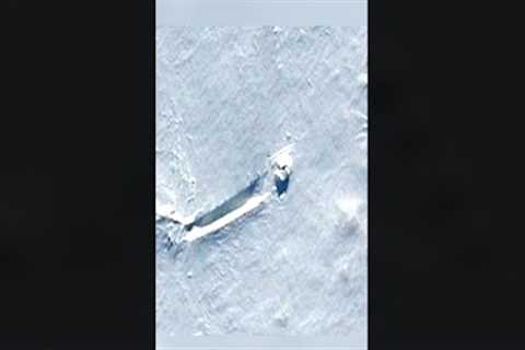 This Satellite Noticed Something Thawing Out Of The Antarctica Ice Sheet #shorts