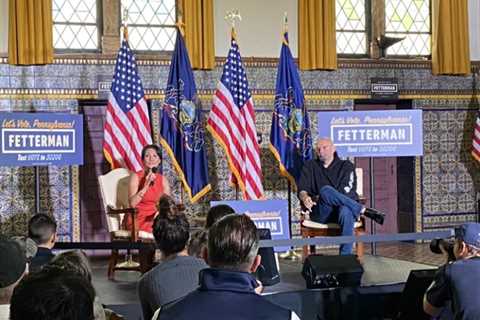 ‘It’s going to come down to every single vote,’ Fetterman says at Harrisburg campaign stop