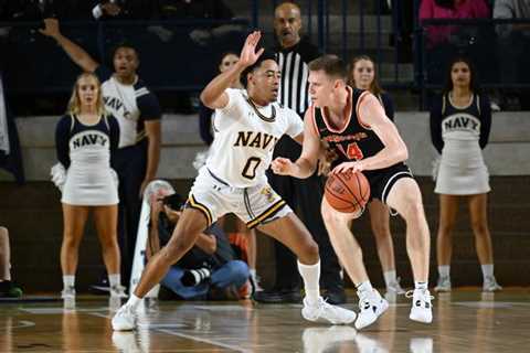 Navy Hangs On to Edge Princeton in Veterans Classic