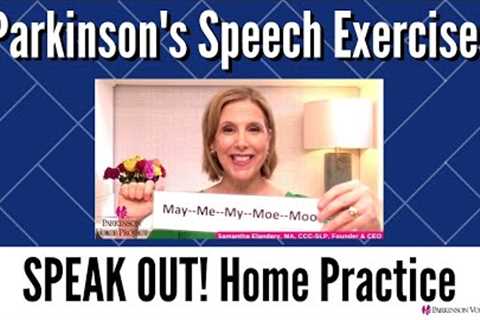 11/10/22 Parkinson''''s Speech Exercises: Veteran''''s Day