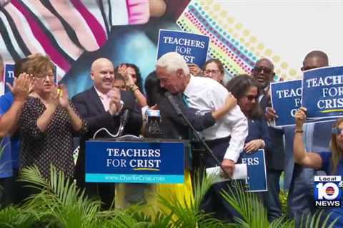 ‘Teachers for Crist’ endorses former Florida governor in favor of assault rifles ban