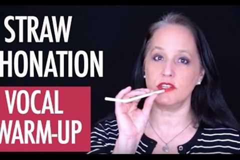 Straw Phonation Vocal Exercise & Warm-up | How to Sing Better Using a Straw