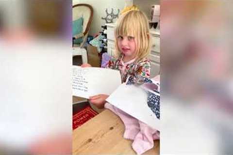 Little girl has sassy response after she was given an 'empty' birthday card