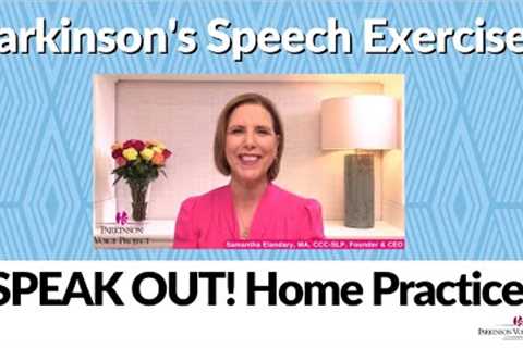 1/11/2023 Parkinson''s Speech Exercises: Hobbies