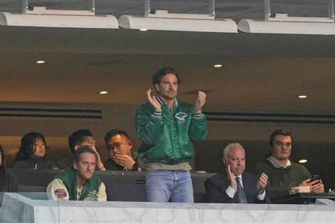 Bradley Cooper at the Eagles Game, and ‘Shotgun Wedding’ Review