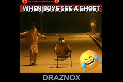 POV:- WHEN BOYS SEE A GHOST 😎| FUNNY SCARY GHOST PRANK VIRAL VIDEO ☺ #short #viral