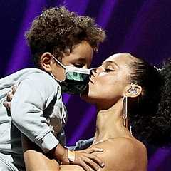 Alicia Keys’ Son Genesis, 8, Stands Guard During Recent Performance: ‘Playing No Games On Mom’s..