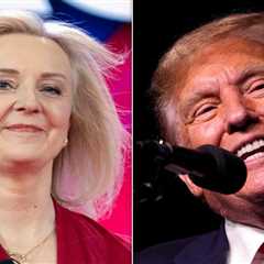 Liz Truss is backing Donald Trump for the White House, saying he has made the West 'safer'