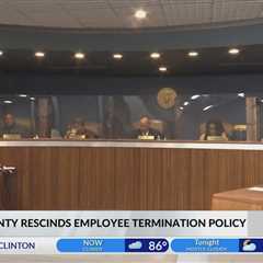 Hinds County rescinds employee termination policy