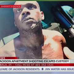 Suspect in Jackson apartment shooting escapes custody