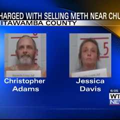 2 arrested for selling meth near church