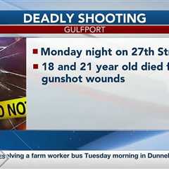 2 young adults dead after shooting; Gulfport PD investigating