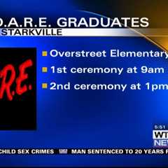 The Starkville Police Department is hosting two ceremonies for D.A.R.E graduates