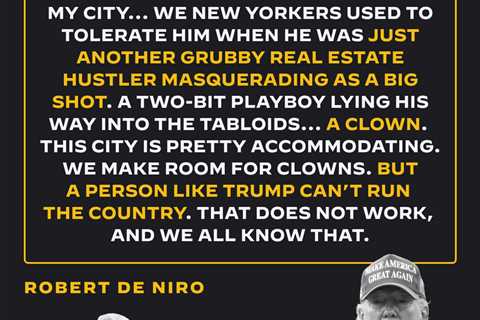 Trump Is “Unappreciated” in NYC, Putting it Mildly