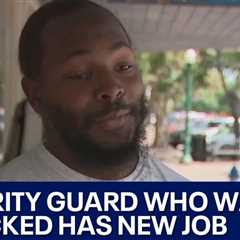 Austin security guard who quit during interview gets new job | FOX 7 Austin
