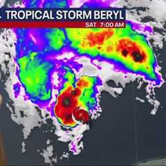 Tropical Storm Beryl: Latest projected path, possible impact to Texas