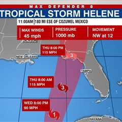 WATCH LIVE: Tropical Storm Helene forms in the Caribbean, takes aim at Florida