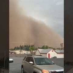 Massive Dust Storm in Idaho, USA