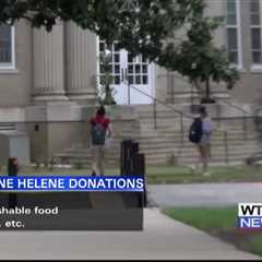 Ole Miss collecting Hurricane Helene donations