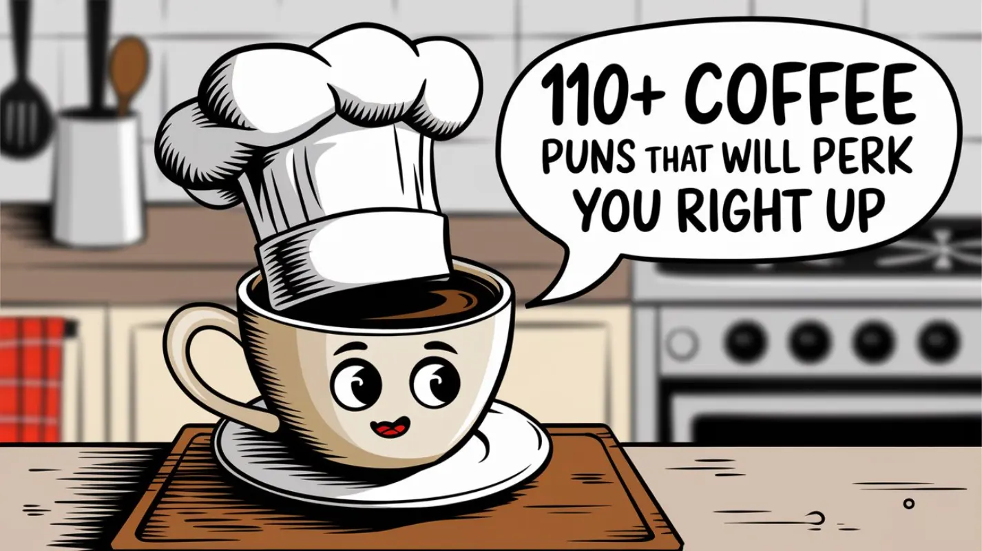 110+ Hilarious Coffee Puns to Perk Up Your Day - Crack Up Puns