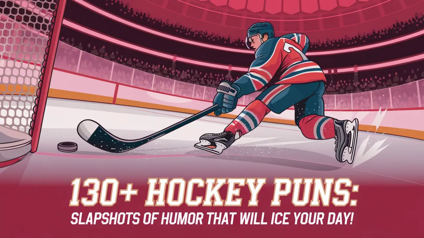 130+ Funny Hockey Puns to Boost Your Game - Crack Up Puns