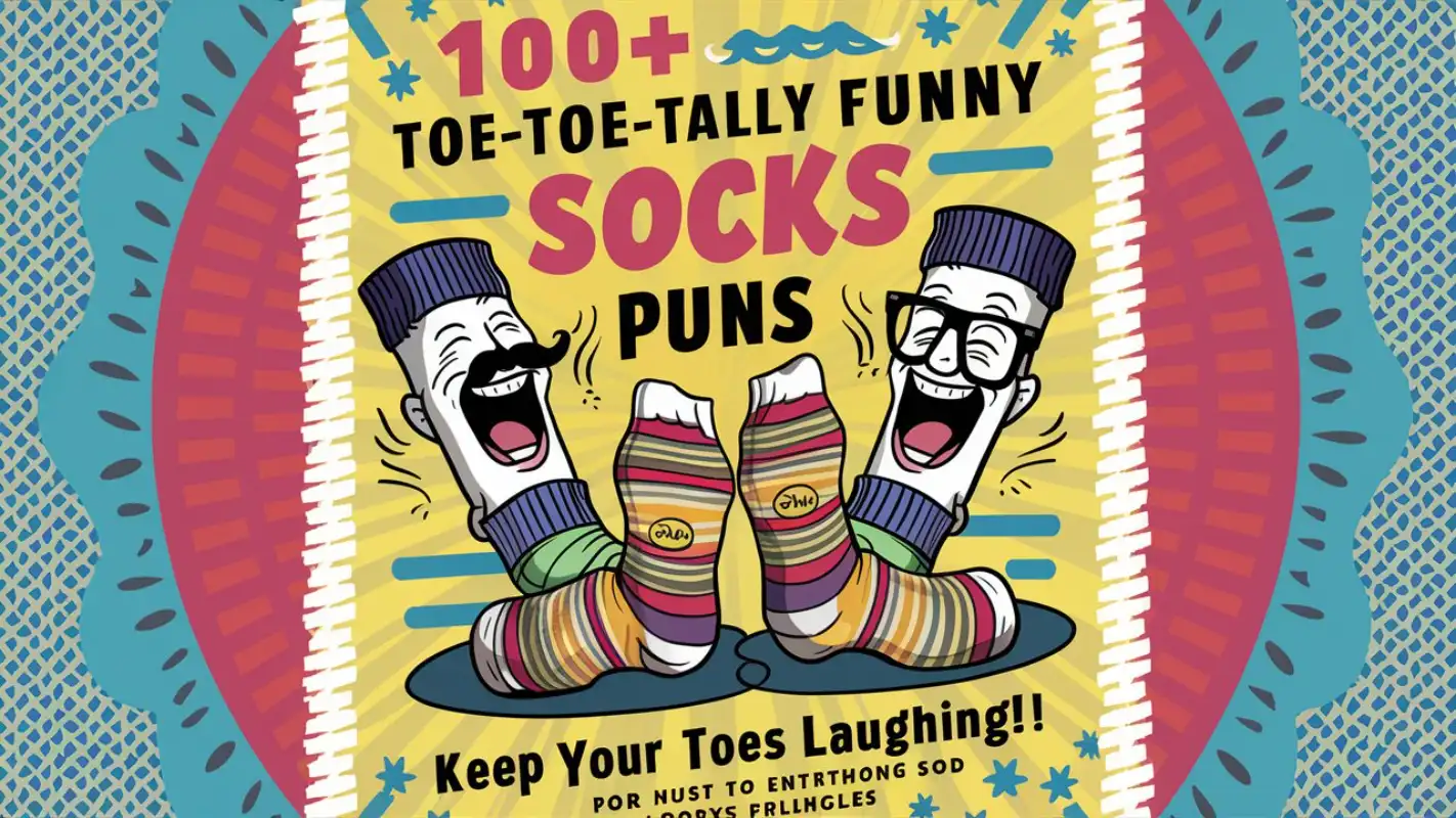 100+ Toe-tally Funny Socks Puns: Keep Your Toes Laughing! - Crack Up Puns