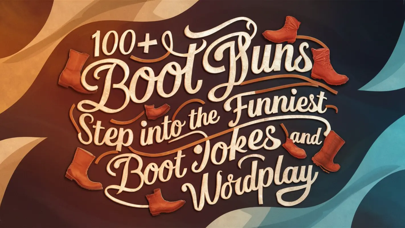 100+ Hilarious Boot Puns: Step Up Your Humor - Crack Up Puns