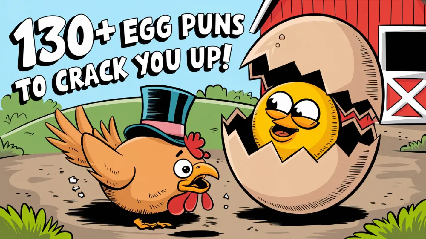 130+ Funny Egg Puns to Crack You Up! - Crack Up Puns