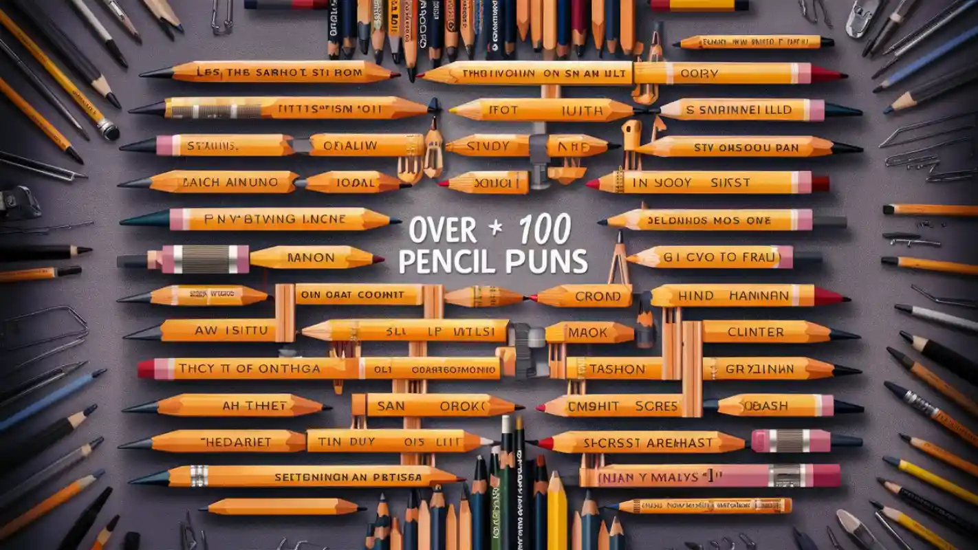 100+ Hilarious Pencil Puns to Crack You Up - Crack Up Puns