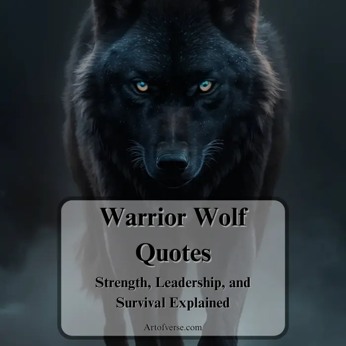 Warrior Wolf Quotes on Strength, Leadership, and Resilience Explained - Art Of Verse