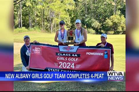 New Albany girls' golf team completes 4-peat