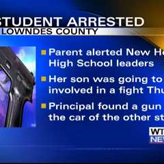 Sheriff: Teenager arrested in Lowndes County after gun found in vehicle