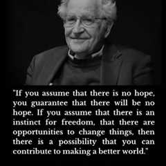 Noam Chomsky on Hope