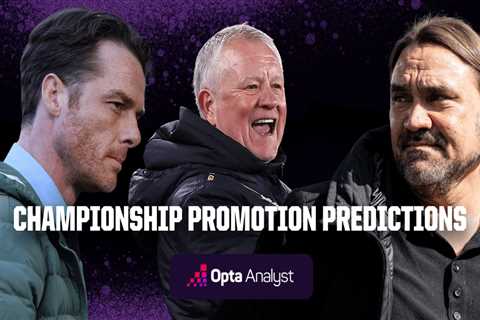 Opta Supercomputer Predictions for Championship Promotion Race