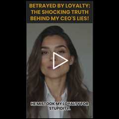 He Thought He Owned My Loyalty. Until This