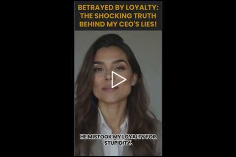 He Thought He Owned My Loyalty. Until This