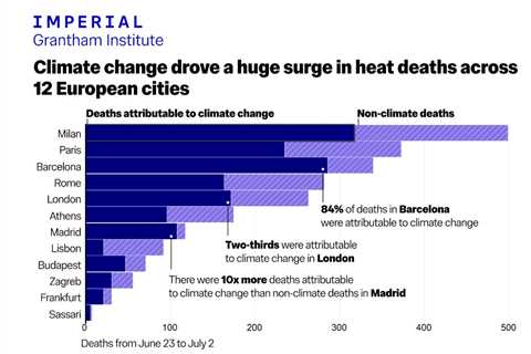 Scientists hail rapid estimate of climate change’s role in heat deaths as a first