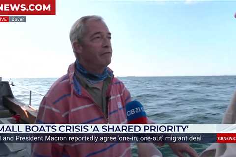 Analysis: Nigel Farage Observes French Navy Escorting Migrants to UK Waters, Unpacking the..