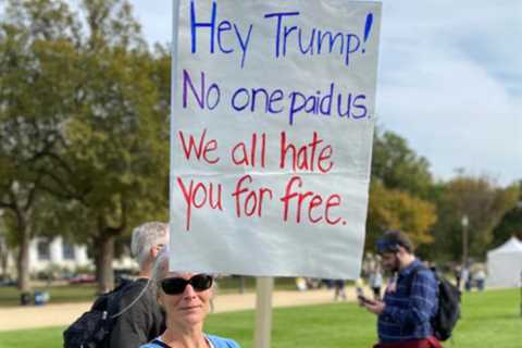 The “No Kings” Participants Weren’t Paid, but the Subject Has Led to Humor